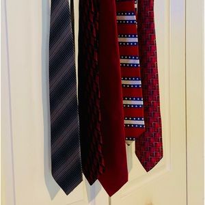 5 men’s silk ties bundle, or sold separately, prices for each one
